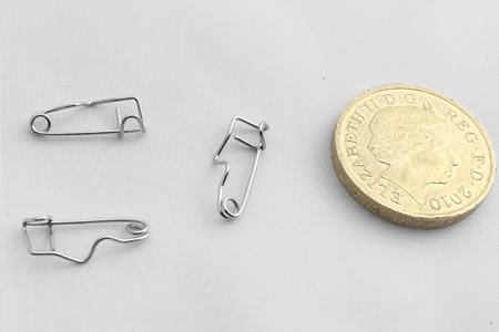 Crimp Pins / Brooch Pins - 16mm
