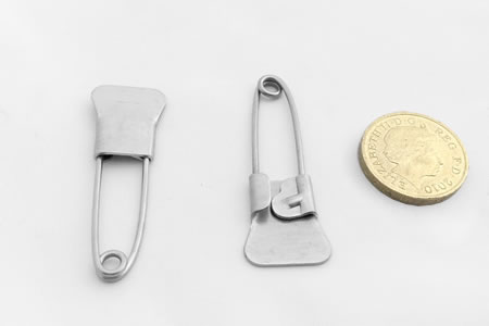 Laundry / Locker Fishtail Pins in Stainless Steel